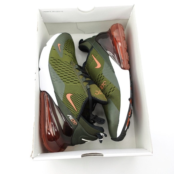 Mens Nike Air Max 270 Hot Curry Rough Green Sneakers DQ4686 300 2021 Size 9 main image 8